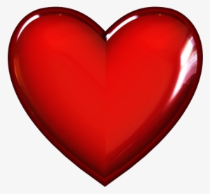 3d Red Heart Png Transparent Image - 1 Love 1 Heart