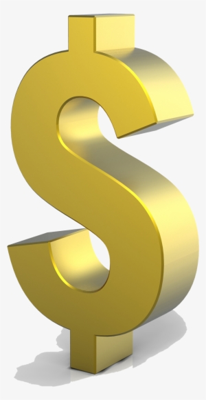 Gold Dollar Png Hd - Gold Dollar Sign Png