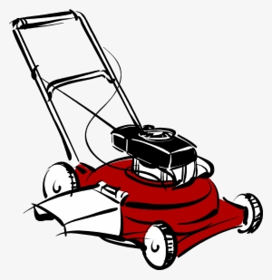 Graphic Landscaping Maintenance - Lawn Mower Clip Art