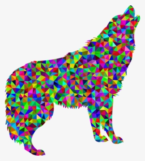 Low Poly Dog Canidae Polygon Triangle Free Commercial - Lsd Tab Transparent