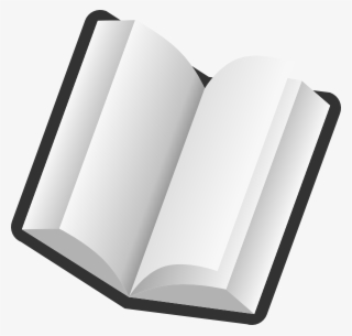 Book Open Blank Pages Learn Write Read Boo - Transparent Book Clip Art