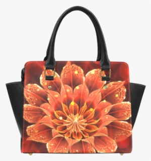 Red Dahlia Fractal Flower With Beautiful Bokeh Classic