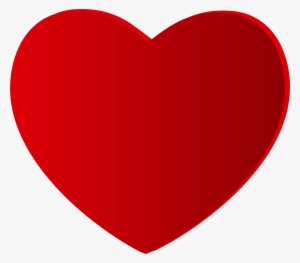 Large Red Heart Png Clipart - Corazon Png