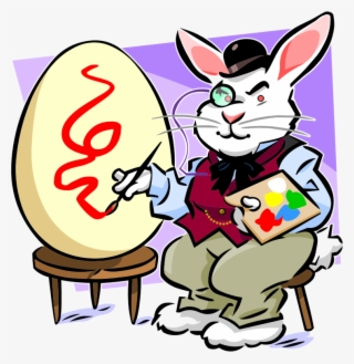 Graphic Arts Easter Bunny Painting Work Of Art - Rabbit