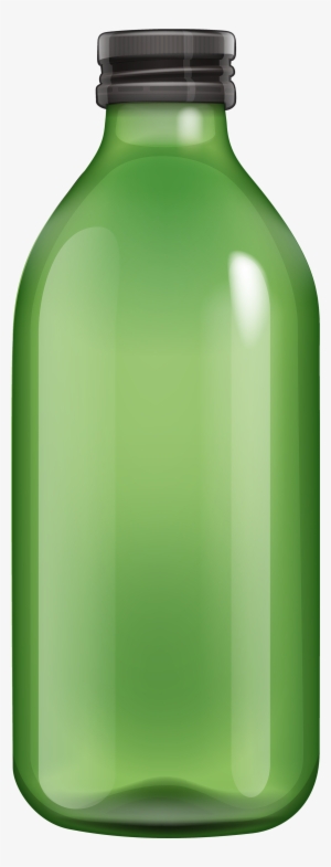 Green Bottle Png Clipart - Glass Bottle Clipart Png