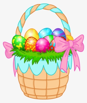 Easter-basket Eggs - Easter Baskets Clip Art