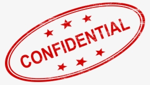 Rejected Stamp Clipart Watercolor - Confidential Stamp Clip Art