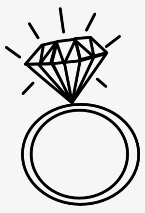 Wedding Ring Drawings - Diamond Ring Drawing - 408x600 PNG Download ...