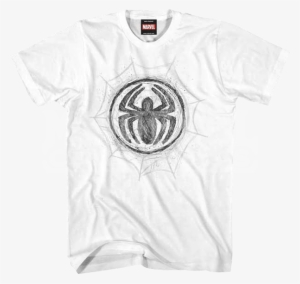 Spiderman Logo Sketch T-shirt - Colony House Band Shirt
