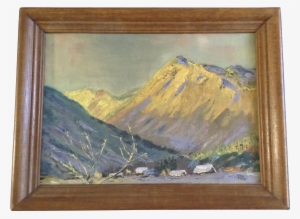 Luxury Mountain Canvas Painting - Painting