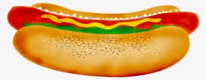 Hot Dog Cookout Clip Art Free - Hot Dog Clip Art Png