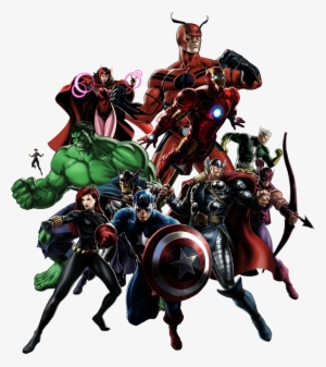 Avengers From Marvel Avengers Alliance 0001 - Marvel Png