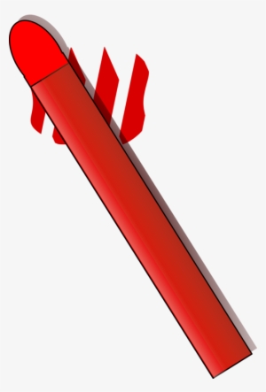 Pastel Crayon Red Drawing Watercolor Painting - Red Pastel