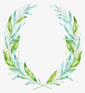 Leaf Watercolor Painting Wreath Drawing - Matthew 11 28 30