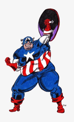 Fat Captain America - Captain America Easy To Draw