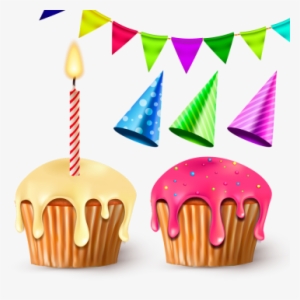 Birthday Cake, Cupcake, Cake, Birthday Png And Vector - Birthday