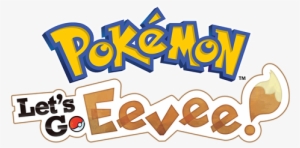 Pokemon Lets Go Eevee - Pokemon Let's Go Pikachu Logo