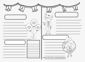 Saint Patrick Day Theme Journal Diy Printable Instant - Father Day Bullet Journal