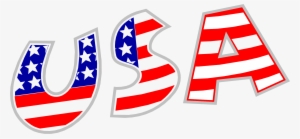 Alphabet Usa Png Image Transparent Stock - Usa Red White And Blue