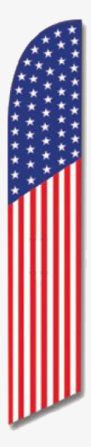 Usa American Flag Swooper Banner - Us Flag Vertical Banner
