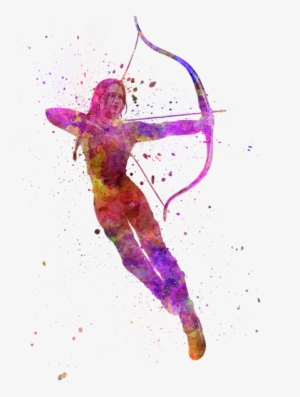 Bleed Area May Not Be Visible - Hunger Games Watercolor