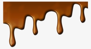 Melted Chocolate Dripping Png Free - Chocolate Melted Cartoon Png