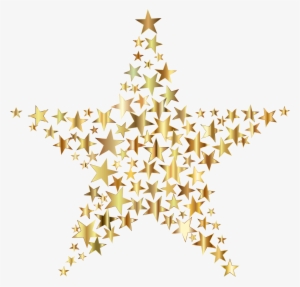 Gold Star Fractal No Background Icons Png - Congratulations Gold Png