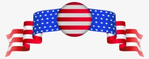 Usa Banner Png Clip Art Image - Banner American Transparent Png