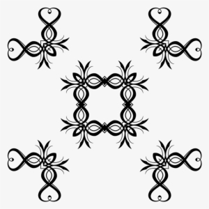 Line Art Black And White Tribal Art Art Deco - Tribal Clipart