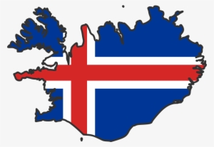Icelandic 101 On 101languages - Iceland Flag Country Shape