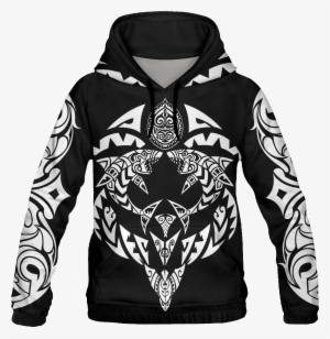 Mens Sublimation Hoodie Front A Bac A Png Tribal Design - Hoodie