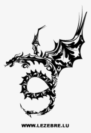 Tribal Dragon Design Decal - Tribal Graphics