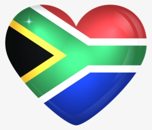 South Africa Large Heart Gallery Yopriceville High - South African Flag Heart