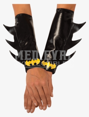 Adult Batgirl Gauntlets - Batgirl Adult Gauntlets
