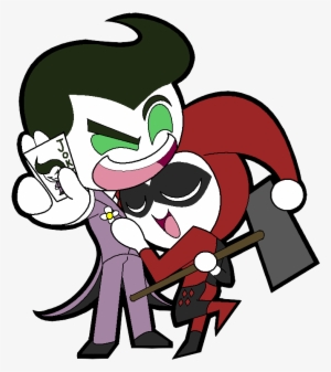 Chibi Joker And Harley Quiin By Itzeldrag108 - Chibi Joker And Harley Quinn