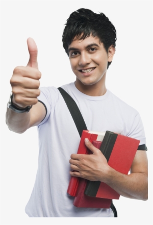 Single-boy - Indian College Student Png