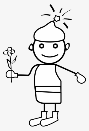 Boy Clipart Png Black And White - Clip Art