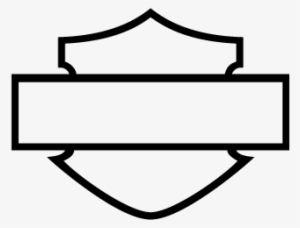 Harley Davidson Logo Silhouette Decorative Sticker - Harley Davidson Orange Logo