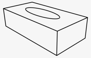 Big Image - Tissue Box Black And White