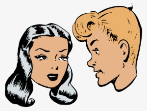 This Free Icons Png Design Of Retro Boy And Girl