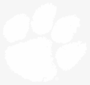 White Clemson Paw Png