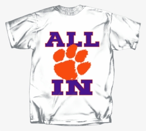 Clemson Paw All In Short Sleeve T-shirt