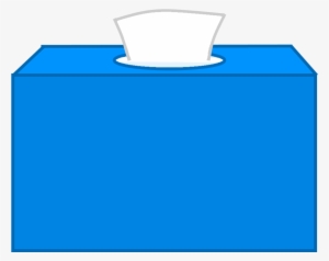Tissue Box With Tissuess Poking Out