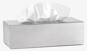 Rectangular Tissue Box Stainless Steel Brushed