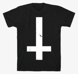 Upside Down Cross Mens T-shirt - T-shirt