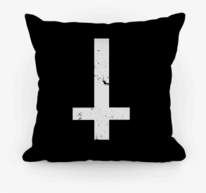 Upside Down Cross Pillow - Cross