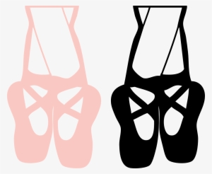 Black Pointe Shoe Clip Art At Clker - Dance Shoes Png
