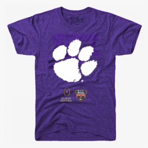 The Victory Clemson Tiger Pawprint Boy's Short Sleeve - Clemson Logo