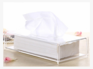 Durable Crystal Acrylic Tissue Box Tissue Dispenser
