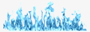 Blue Flames Png Clipart Transparent - Transparent Background Fire Png